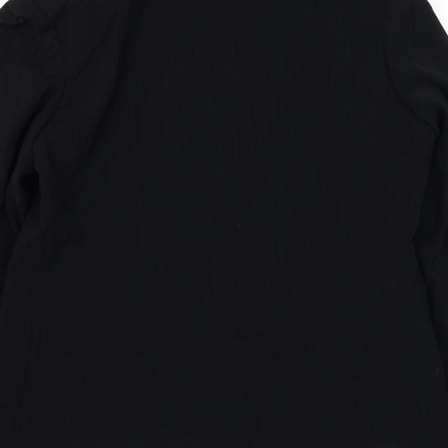 AMARANTO Womens Black   Jacket Blazer Size 12  Button