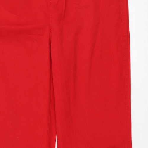 Charles Vogele Womens Red  Cotton Jegging Jeans Size 12 L30 in Slim