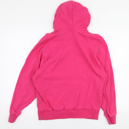 COLLUSION Womens Pink  100% Cotton Pullover Hoodie Size XS  Pullover