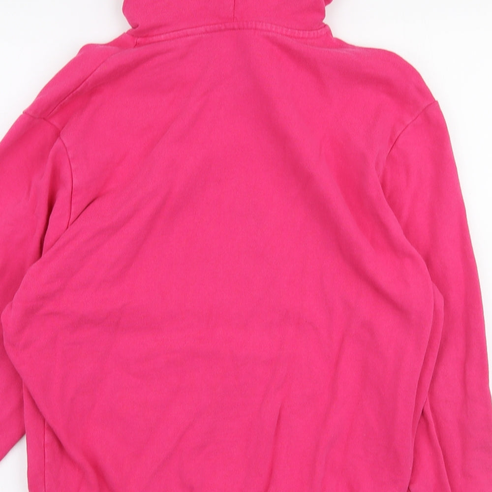 COLLUSION Womens Pink  100% Cotton Pullover Hoodie Size XS  Pullover