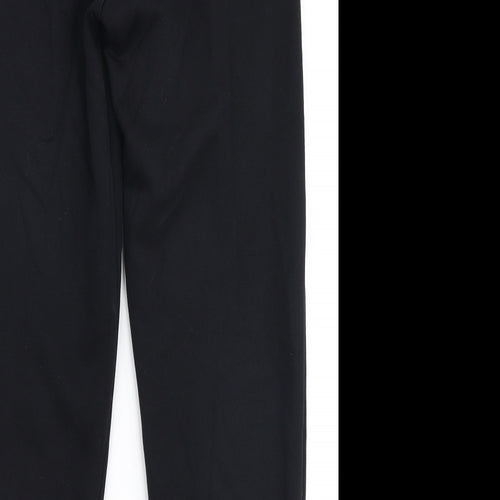 F&F Womens Black  Cotton Jogger Trousers Size 6 L27 in Slim Drawstring - Health club