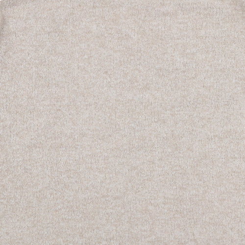 F&F Womens Beige High Neck  Polyester Pullover Jumper Size 8