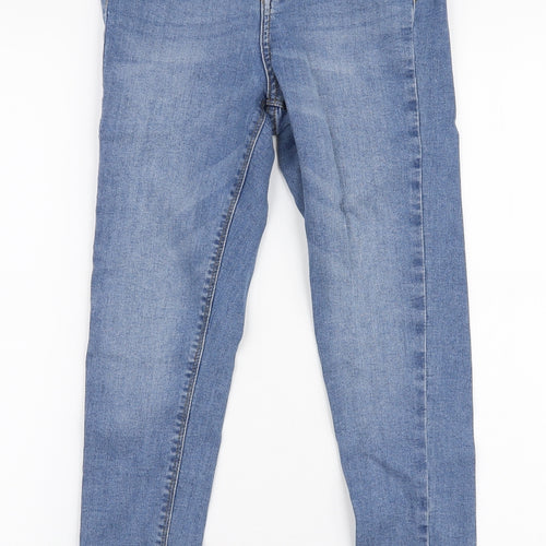 Denim Co Womens Blue  Cotton Skinny Jeans Size 6 L26 in Slim Zip