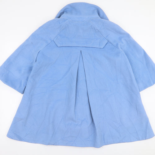 MNG Womens Blue   Overcoat Coat Size 2XL  Zip
