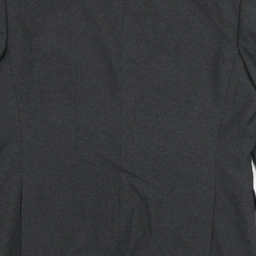 Executex Mens Grey  Polyester Jacket Suit Jacket Size 40