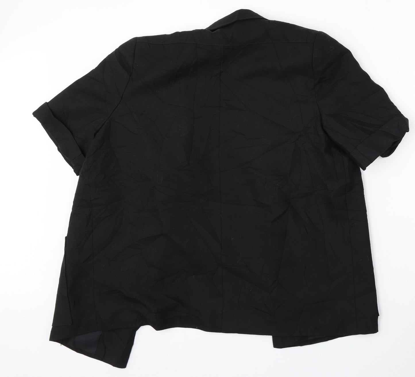 Debenhams Womens Black  Polyester Jacket Suit Size 12