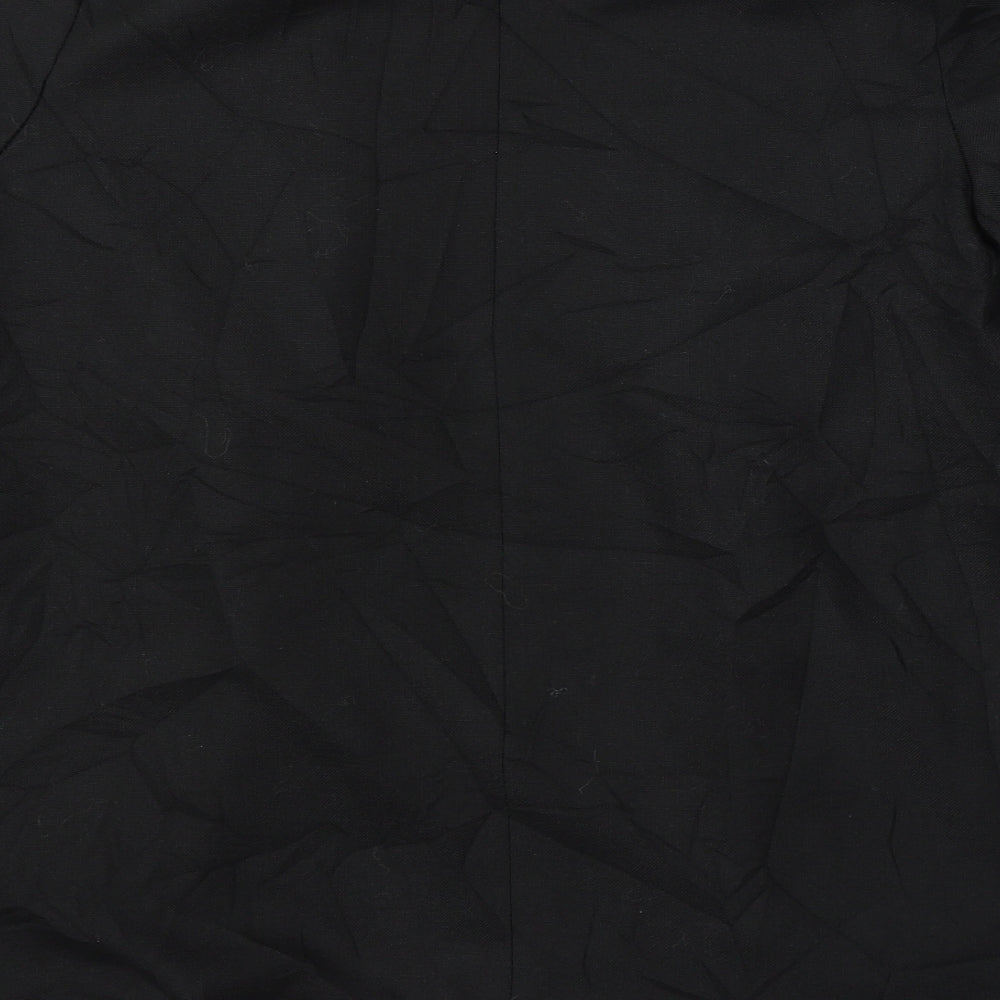 Debenhams Womens Black  Polyester Jacket Suit Size 12