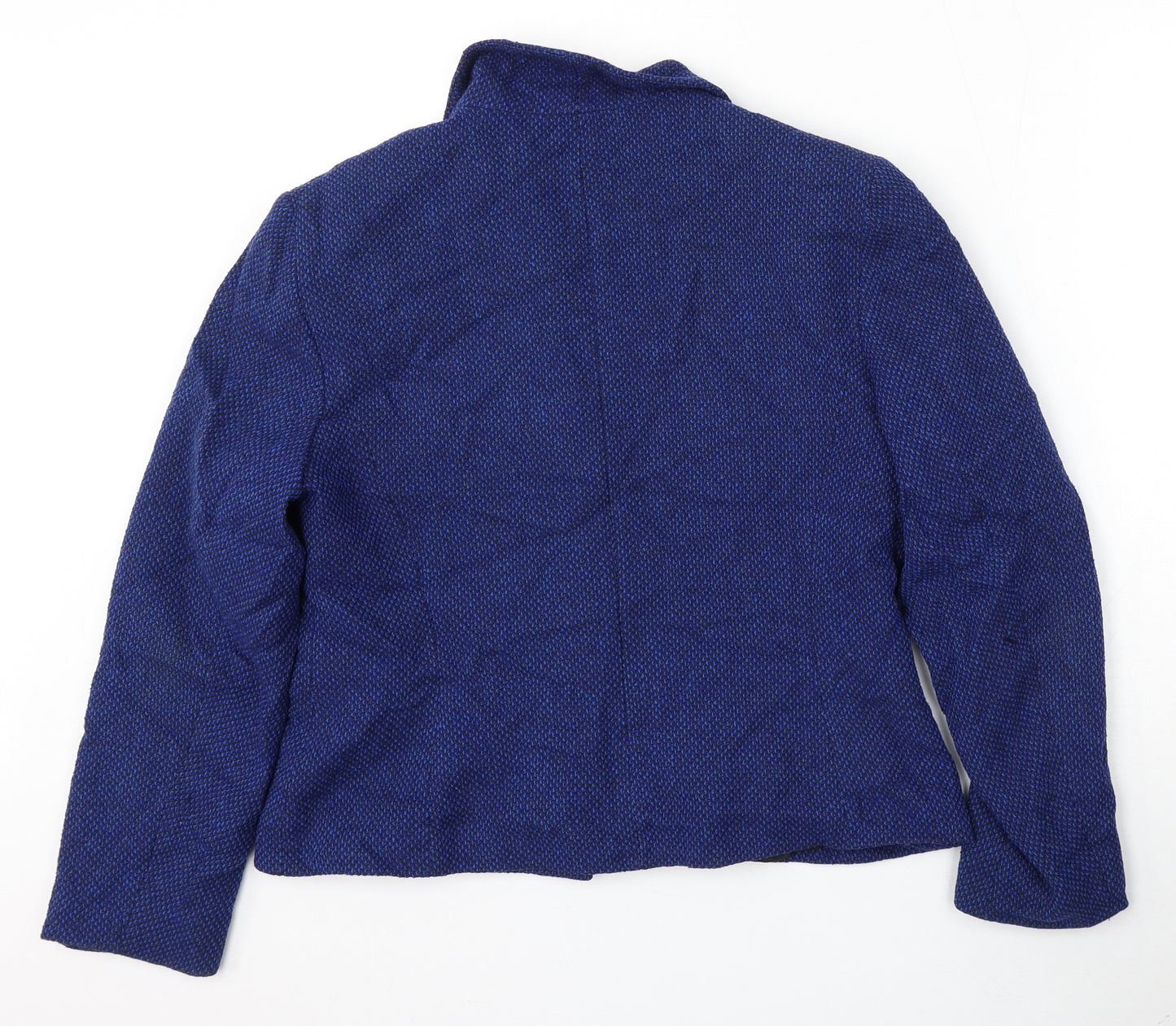 Jacques Vert Womens Blue  Wool Jacket Suit Size 16