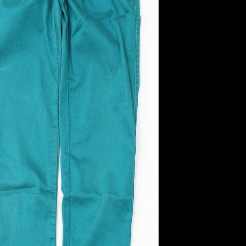 Yes Yes Womens Blue  Cotton Skinny Jeans Size 10 L32 in Regular Button