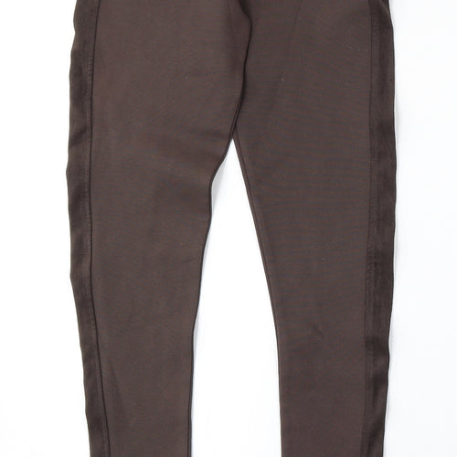Mobilize Womens Brown  Viscose Jogger Trousers Size 24 L29 in Regular
