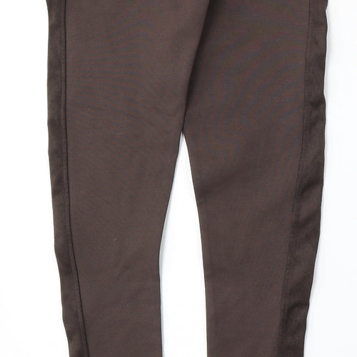 Mobilize Womens Brown  Viscose Jogger Trousers Size 24 L29 in Regular