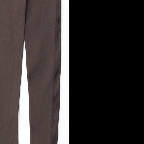 Mobilize Womens Brown  Viscose Jogger Trousers Size 24 L29 in Regular