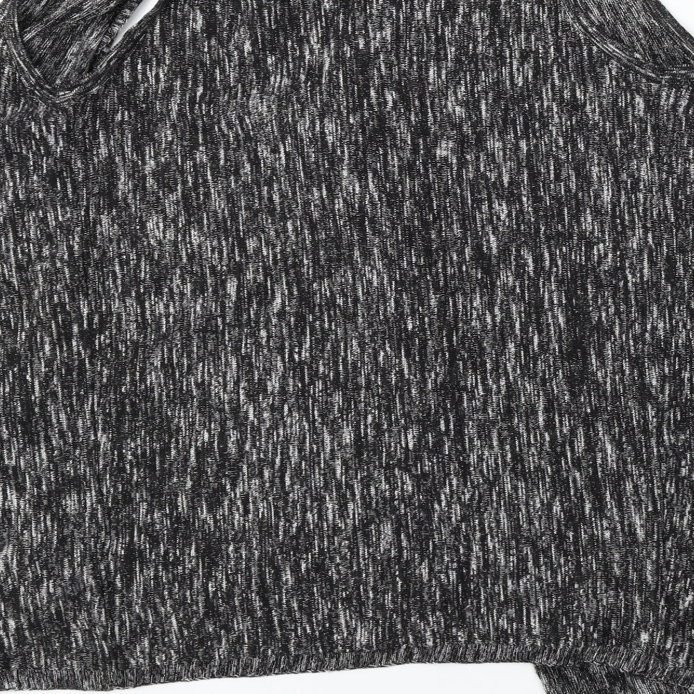 Atmosphere Womens Grey V-Neck  Viscose Vest Jumper Size M