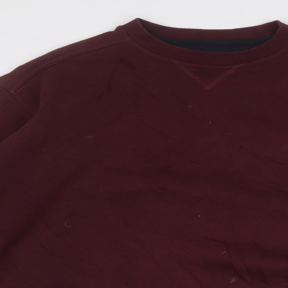 JAMES PRINGLE  Mens Red  Cotton Pullover Sweatshirt Size XL
