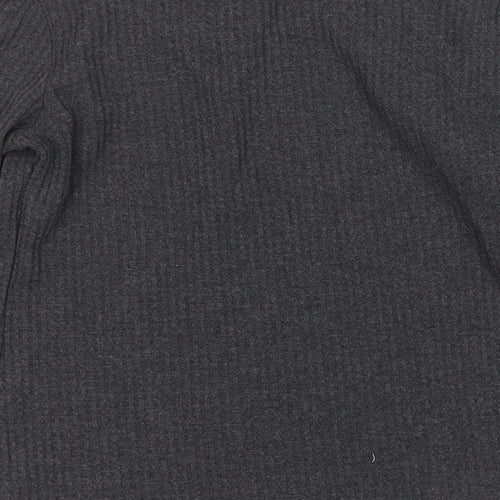 Papaya Womens Grey Round Neck  Polyester Pullover Jumper Size 10