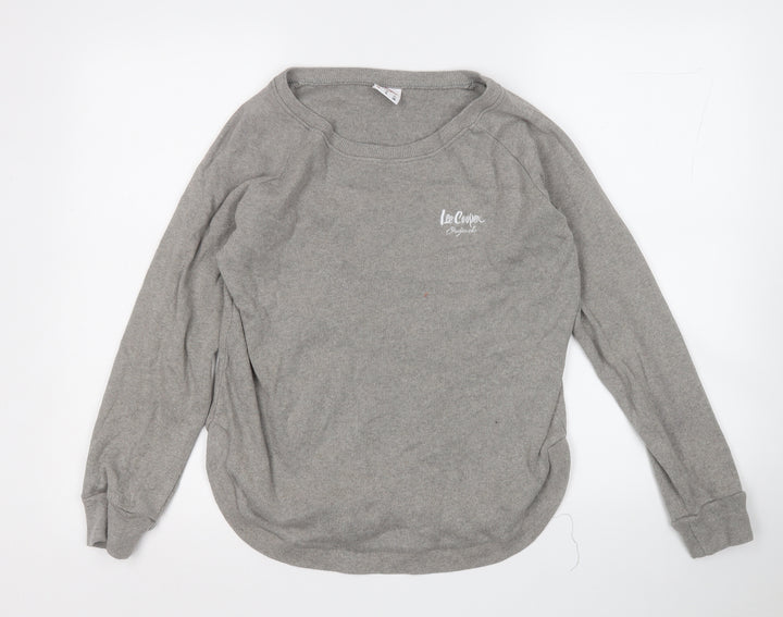 Lee Cooper Womens Beige Cotton Pullover Sweatshirt Size 10
