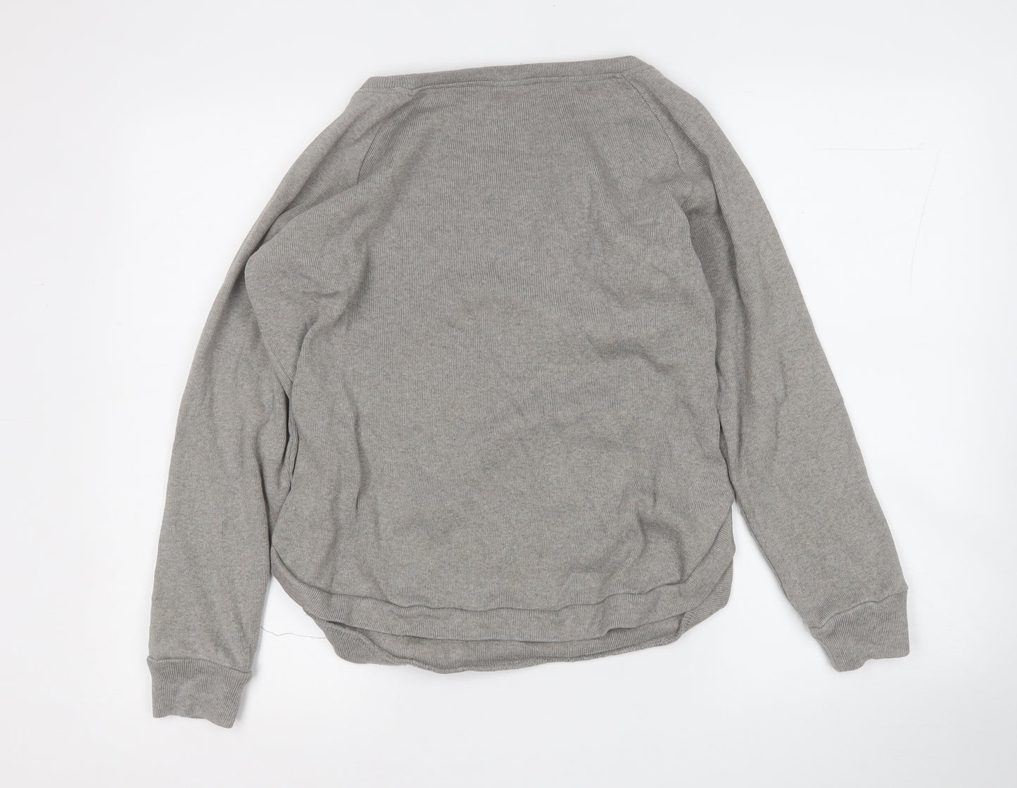Lee Cooper Womens Beige  Cotton Pullover Sweatshirt Size 10
