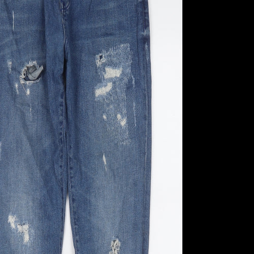 River Island Womens Blue  Cotton Skinny Jeans Size 34 L32 in Regular