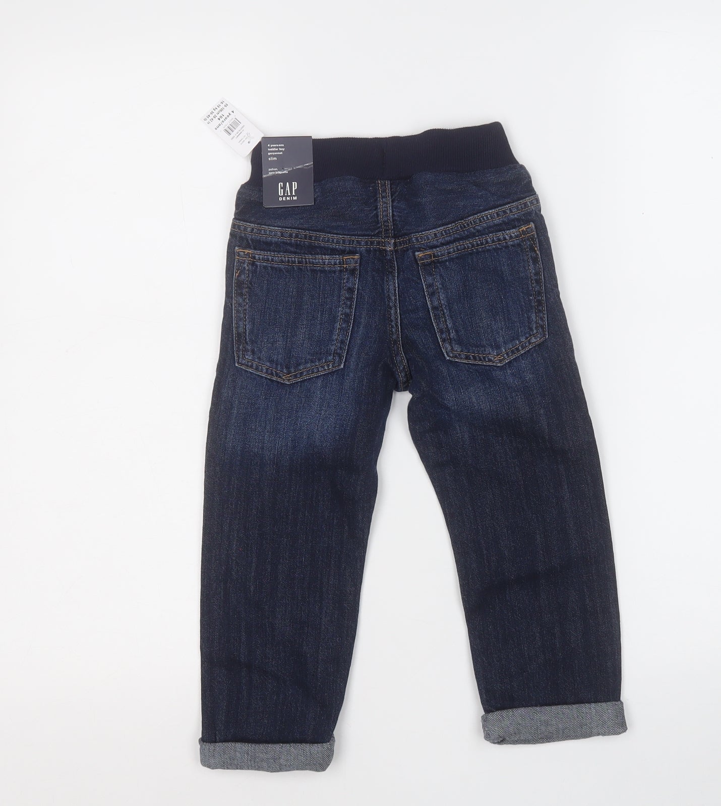 Gap Boys Blue  Cotton Straight Jeans Size 4 Years  Regular