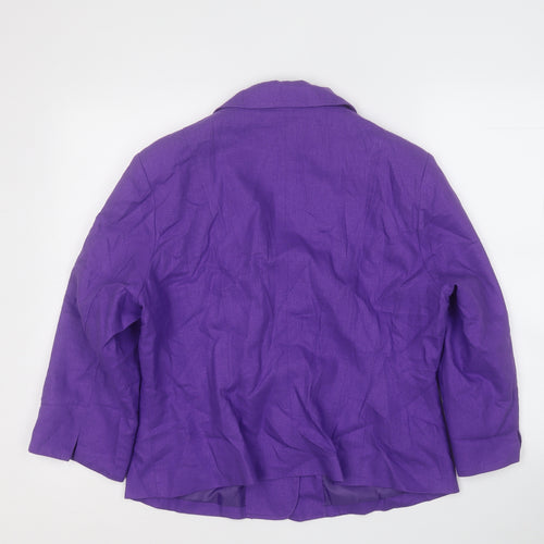 Autonomy Womens Purple   Gilet Blazer Size 16