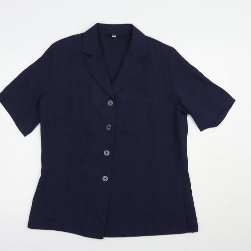 Preworn Womens Blue   Jacket Blazer Size 14  Button
