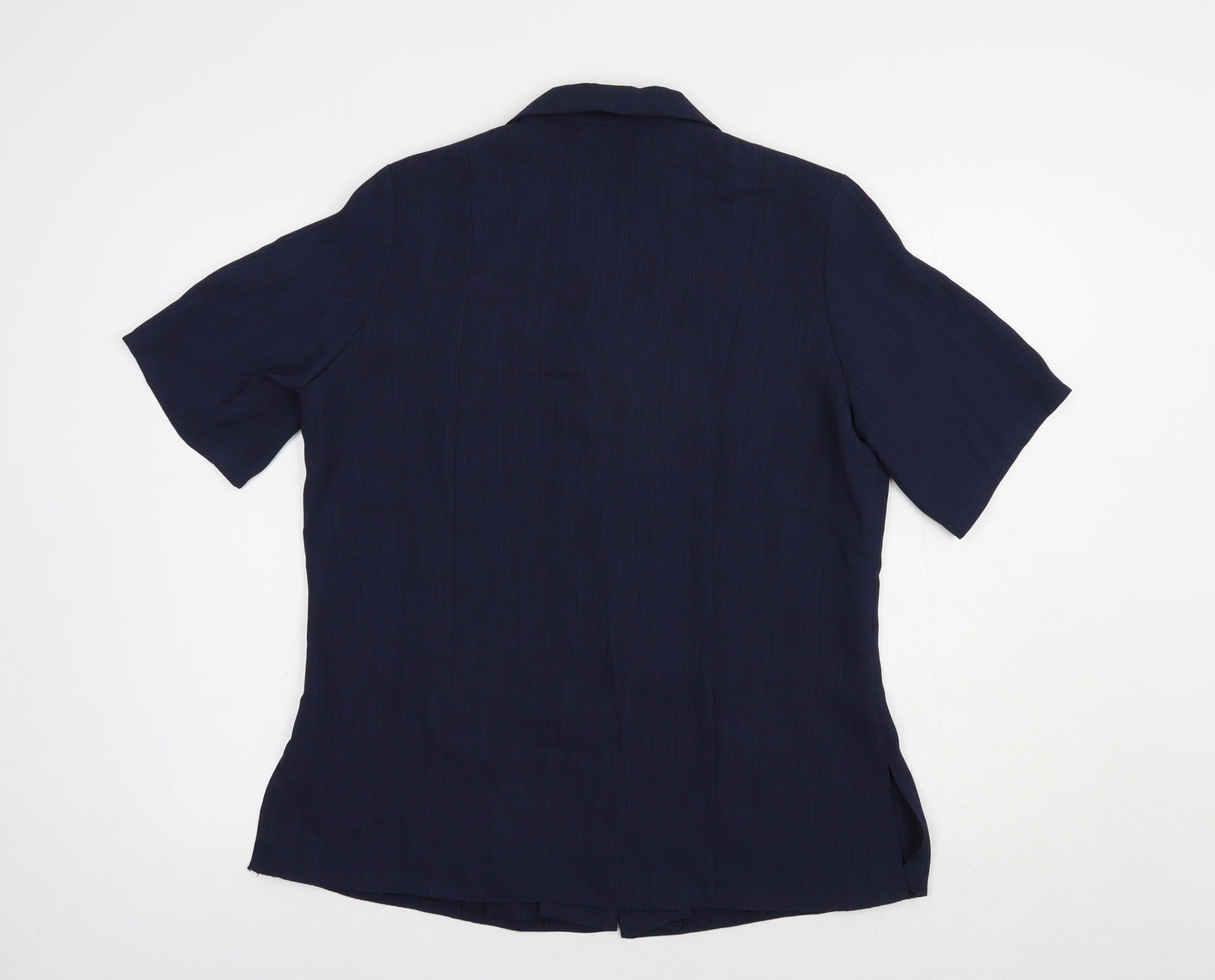 Preworn Womens Blue   Jacket Blazer Size 14  Button
