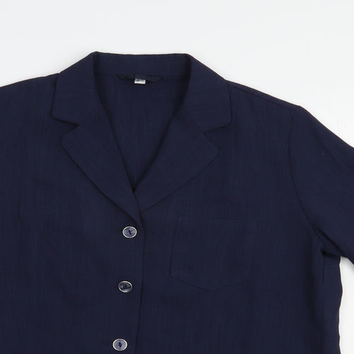 Preworn Womens Blue   Jacket Blazer Size 14  Button