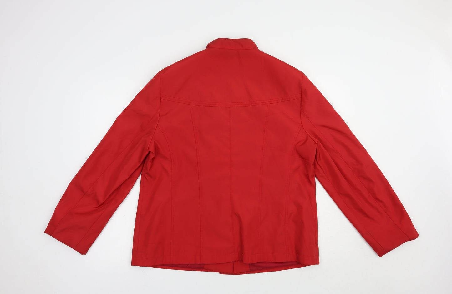 Eleganze Womens Red   Jacket  Size 16  Button