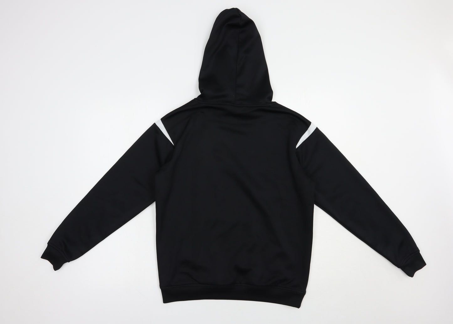 Pendle Mens Black  Polyester Pullover Hoodie Size S