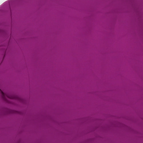 Elle London Womens Purple   Jacket Blazer Size 16  Button