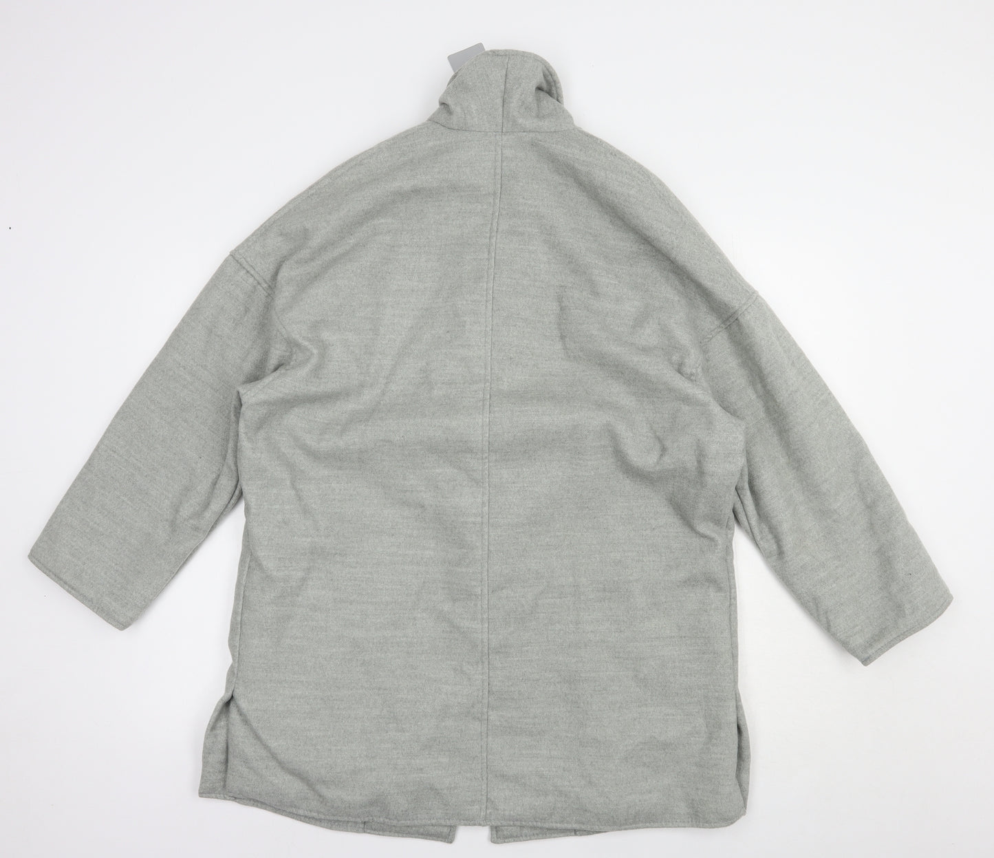 Maika Womens Grey   Overcoat Coat Size S  Snap