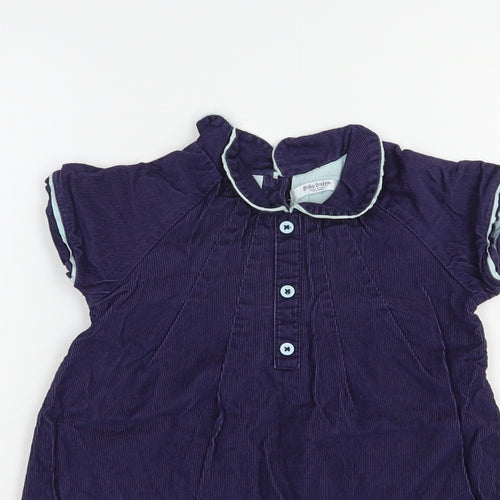 Boden Baby Blue  Cotton A-Line  Size 18-24 Months  Collared Button