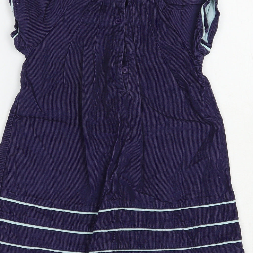 Boden Baby Blue  Cotton A-Line  Size 18-24 Months  Collared Button