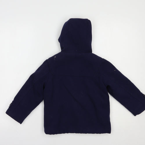 JoJo Maman Bébé Girls Blue   Jacket  Size 2-3 Years  Zip