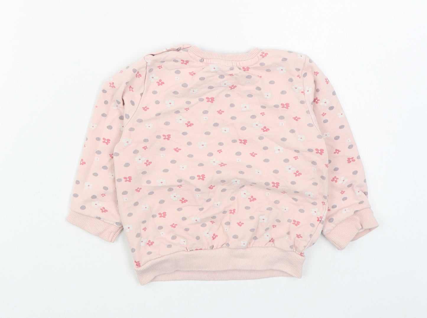 Disney Baby Girls  Geometric Cotton Pullover Sweatshirt Size 3 Years  Button - Bambi