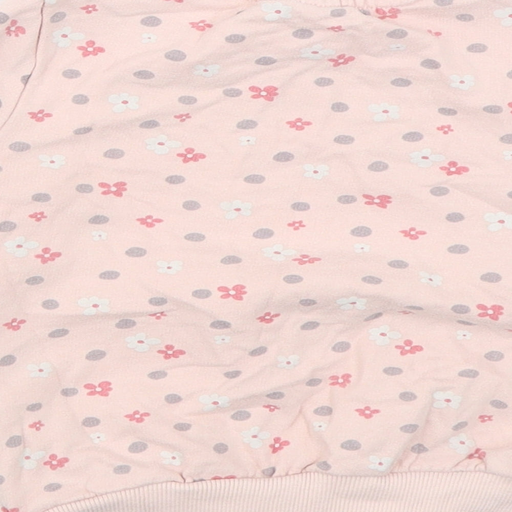 Disney Baby Girls  Geometric Cotton Pullover Sweatshirt Size 3 Years  Button - Bambi