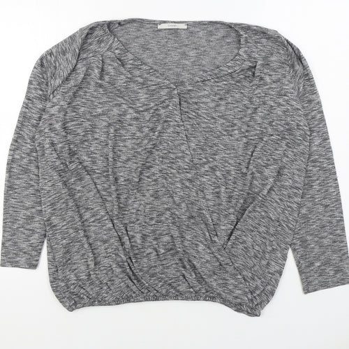 George Womens Grey  Polyester Pullover Sweatshirt Size 18  Pullover