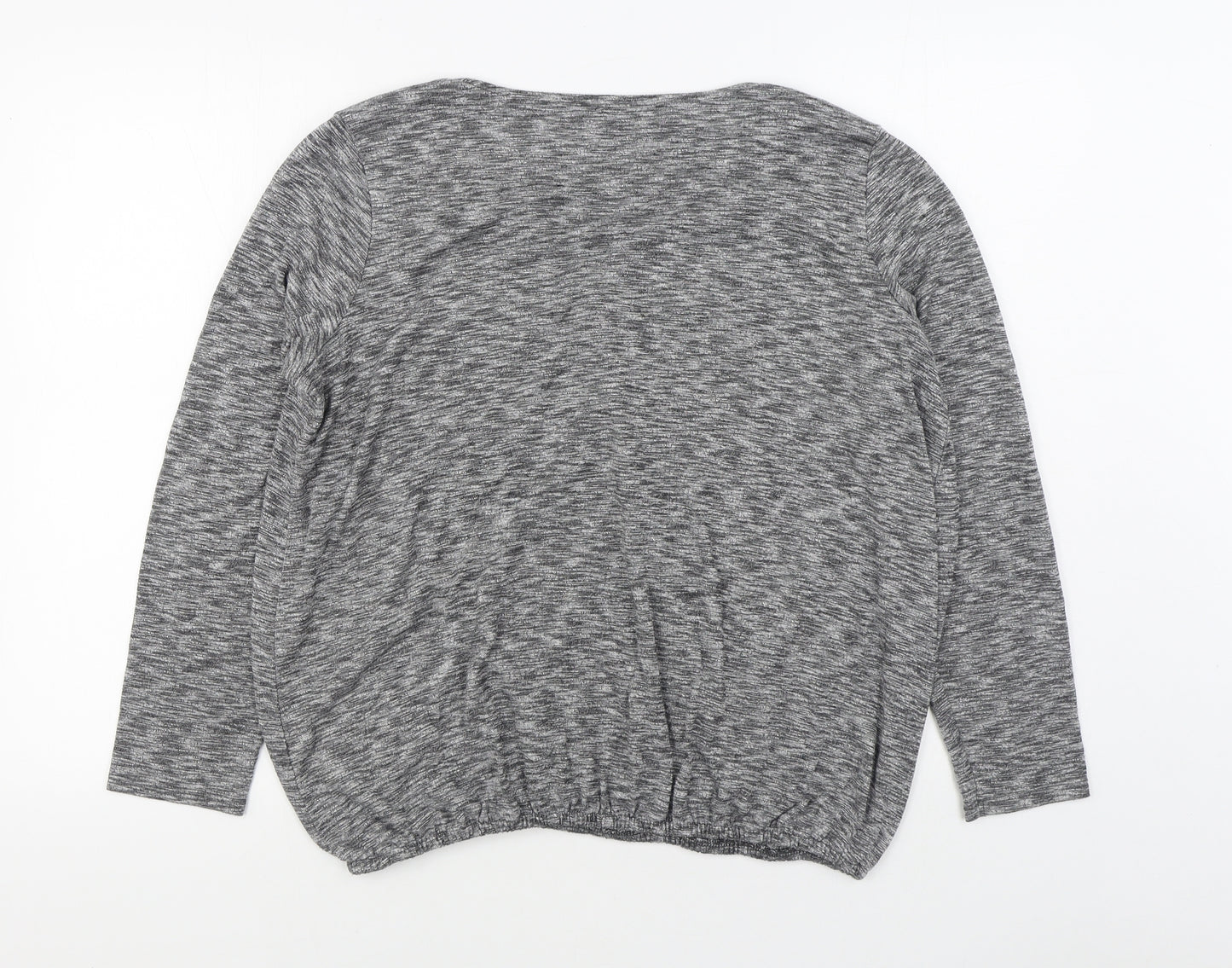 George Womens Grey  Polyester Pullover Sweatshirt Size 18  Pullover