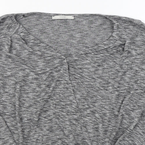 George Womens Grey  Polyester Pullover Sweatshirt Size 18  Pullover
