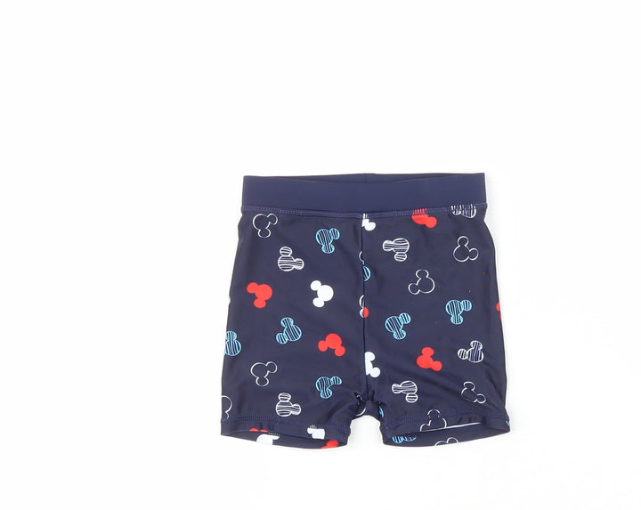 George Baby Blue  Polyester Cropped Trousers Size 9-12 Months