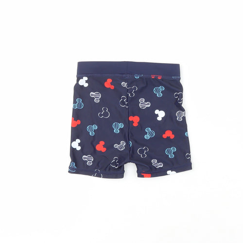 George Baby Blue  Polyester Cropped Trousers Size 9-12 Months