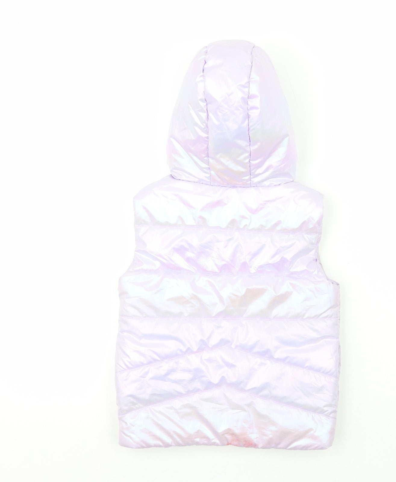 Dunnes Girls Purple   Gilet Coat Size 6-7 Years