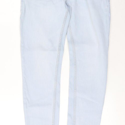 Denim & Co. Womens Blue  Cotton Skinny Jeans Size 30 L30 in Regular