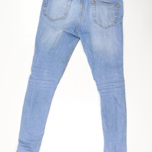 Dont Think Twice Womens Blue  Cotton Straight Jeans Size 32 L32 in Regular