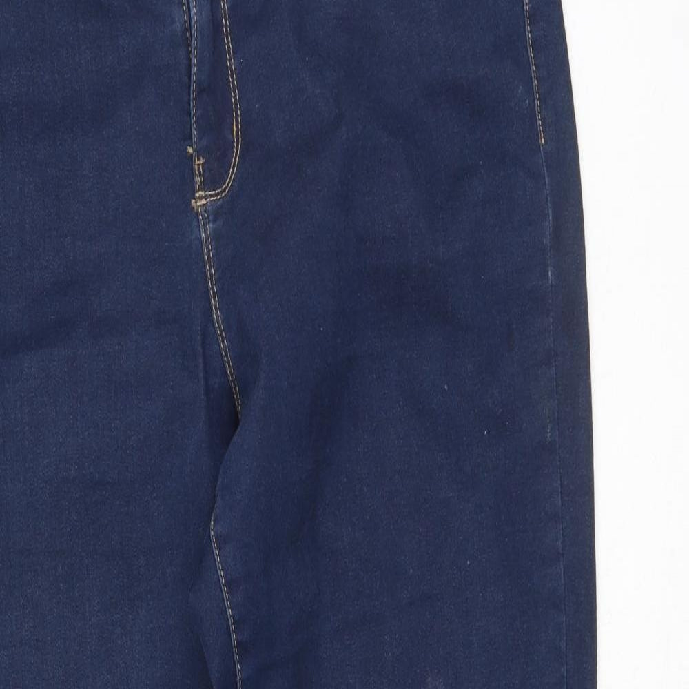 Gerard Womens Blue  Cotton Straight Jeans Size 14 L28 in Regular
