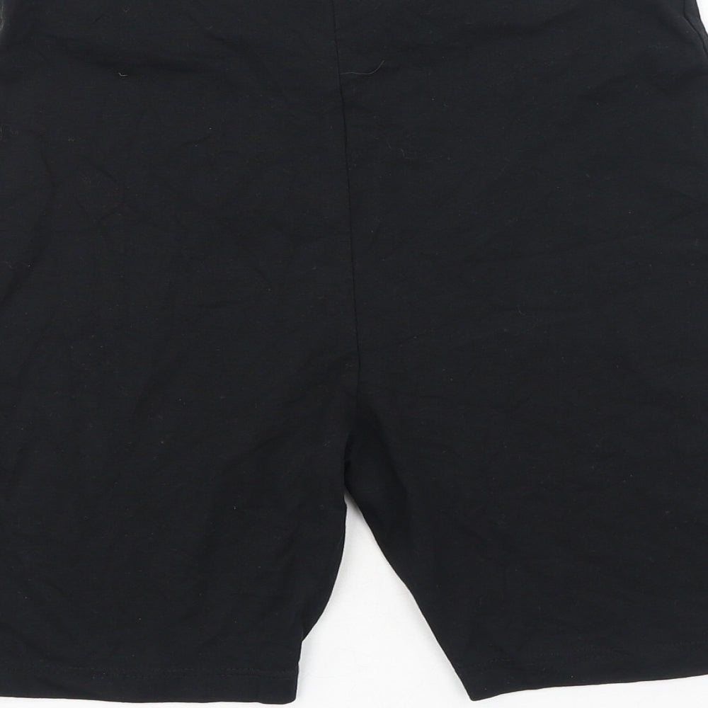Primark Womens Black  Cotton Sweat Shorts Size S L6 in Regular