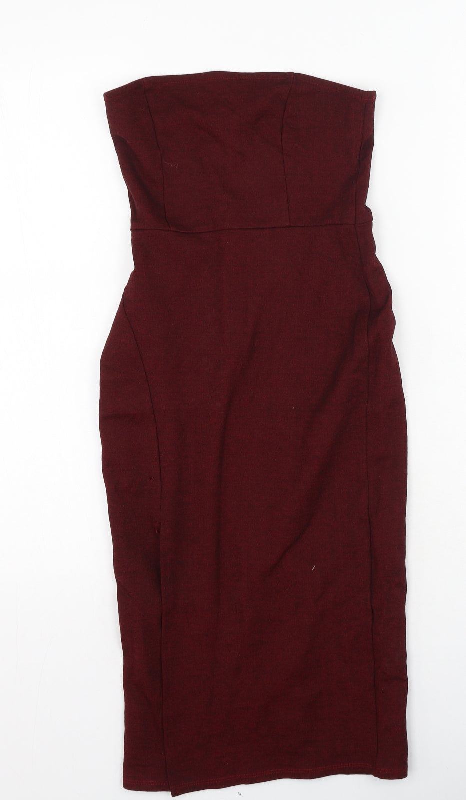FOREVER 21 Womens Red  Polyester Bodycon  Size S  Off the Shoulder