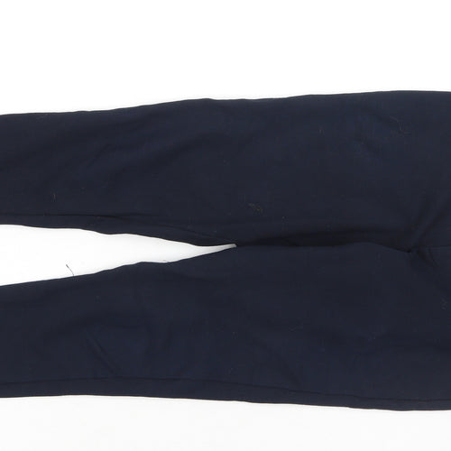 saviour Womens Blue  Viscose Jegging Trousers Size 8 L30 in Regular