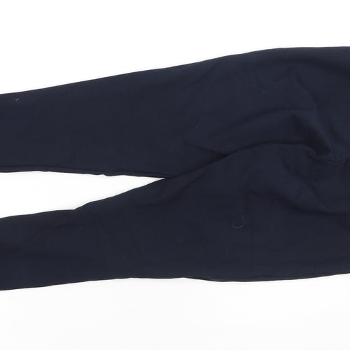 saviour Womens Blue  Viscose Jegging Trousers Size 8 L30 in Regular