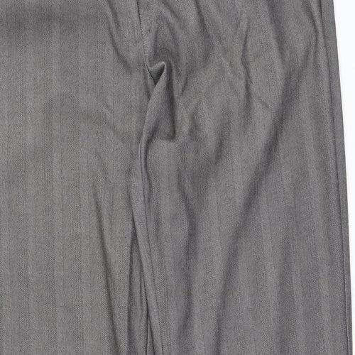 New Look Womens Brown  Polyester Trousers  Size 12 L28 in Regular